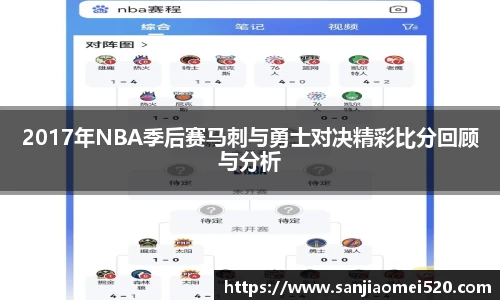 2017年NBA季后赛马刺与勇士对决精彩比分回顾与分析